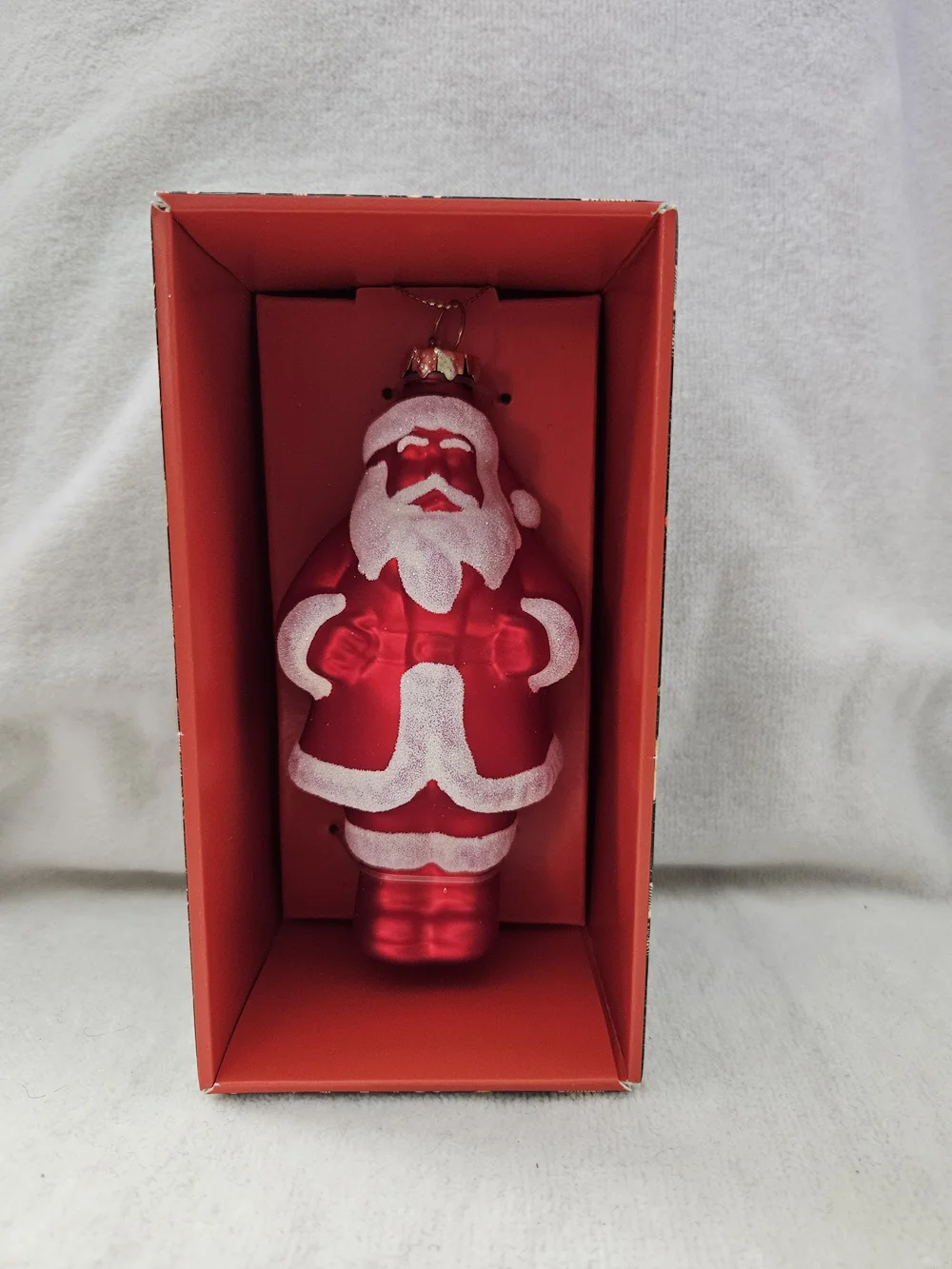 NIB John Derian for Target Christmas Glass Santa Claus Ornament 2025